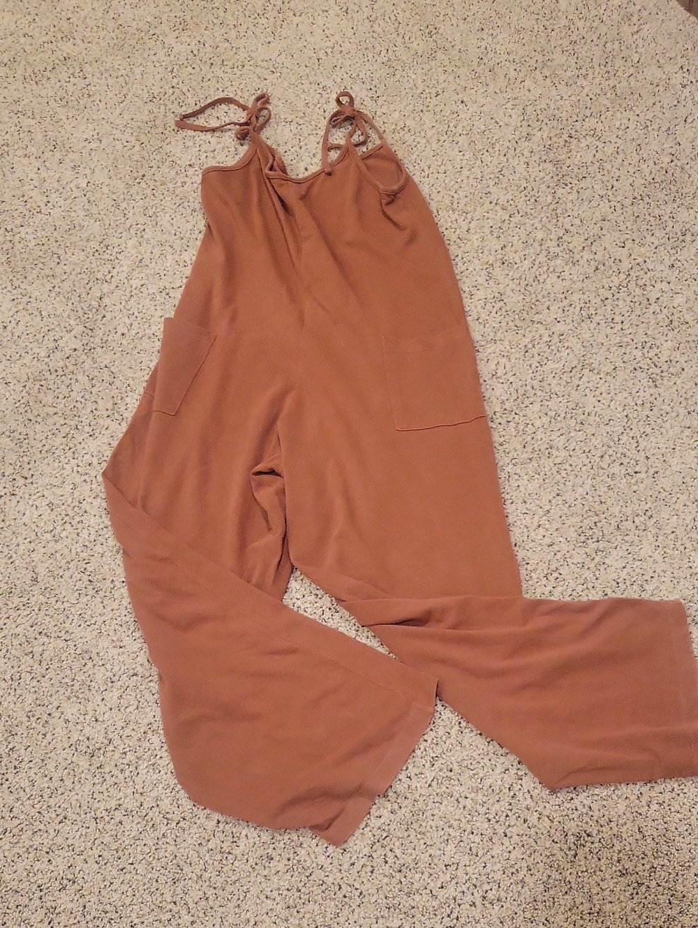 Jungmaven Jumper Jumpsuit Hemp Organic Cotton Brown Small